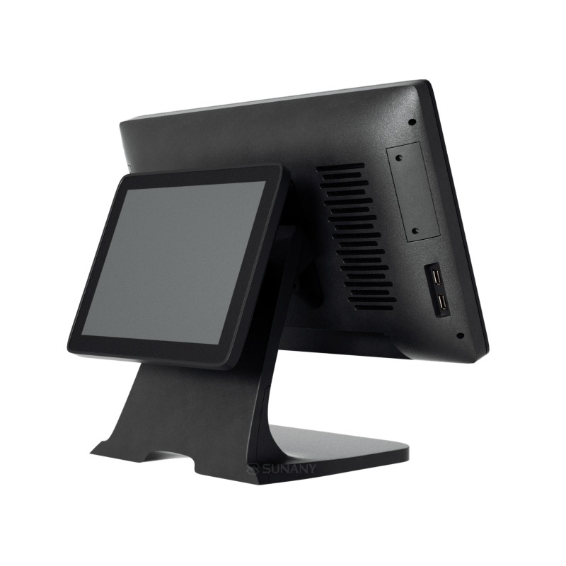 Micro All in One POS Dual Touch Screen Terminal Intel Core i3 4GB RAM 256GB SSD (Micro PP 1200B)