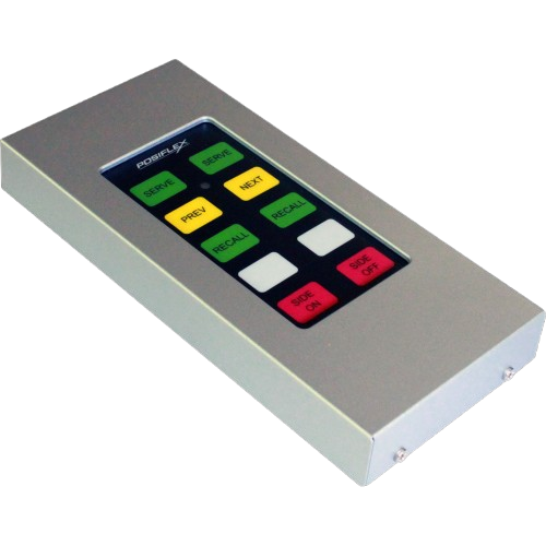 Posiflex BB-3000 Bump Bar – Programmable 10-Key Spill-Proof Keyboard for QSR and POS Systems